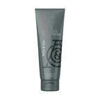 Conditioning shave cream tube, gray with red line and black logo