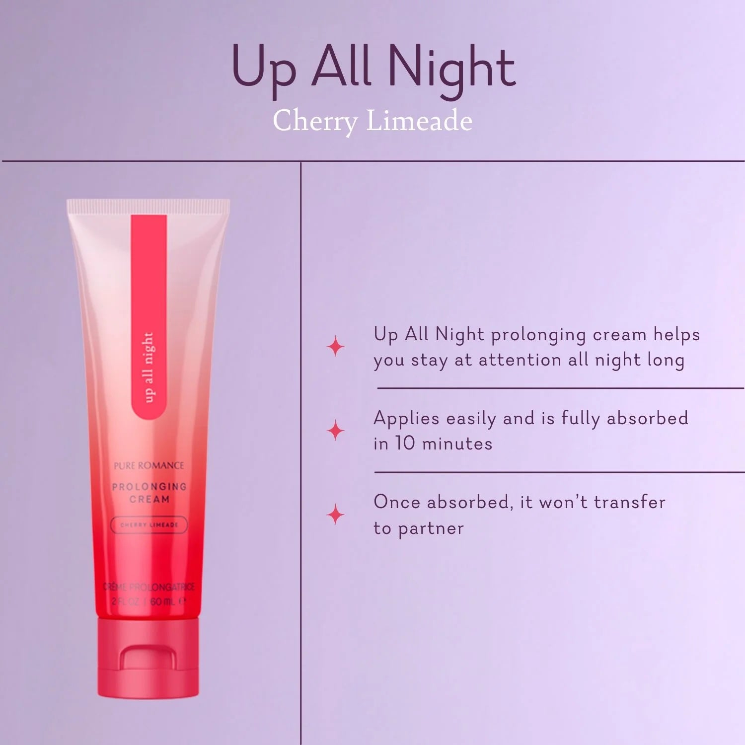 Pink cream tube with red vertical label strip and flip-top cap