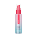 Warming lubricant bottle, pink cotton candy scent, spray pump and flip-top cap