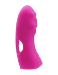 Pink high-heel pump shoe with cutout side and pointed toe