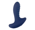 Secret Touch curved dark blue massager with tapered end