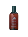 HeLi massage oil bottle with dark cap, amber label with Hello Libido text
