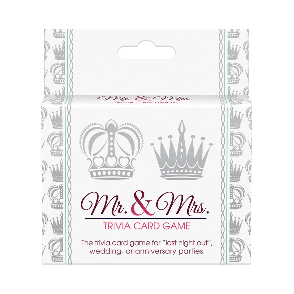 Mr. and Mrs. Trivia Card Game