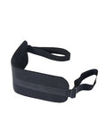 Soft-padded strap with loop handles, dark gray