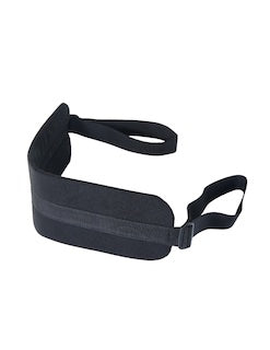 Soft-padded strap with loop handles, dark gray