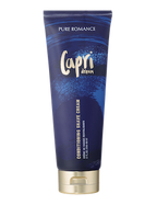 Conditioning shave cream tube, Capri Dream, blue with gold cap