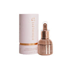 Rose gold oil bottle with dropper and light pink product box