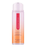 Hybrid gel lubricant bottle with pink cap and orange pump-style container