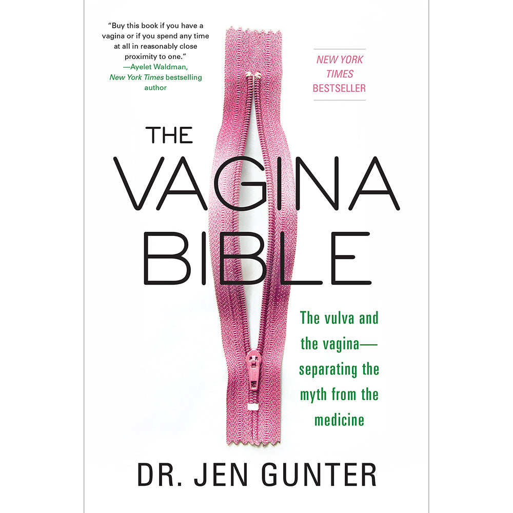 Book cover: Vagina Bible title and Dr. Jen Gunter name