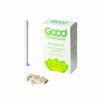 Vaginal suppository box with one applicator and small tablets