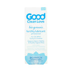 BioGenesis fertility lubricant box front with Good Clean Love Bio-Match branding