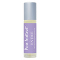 Pheromone roll-on bottle with silver cap and purple label