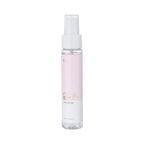 Oral sex gel bottle with white spray pump, light pink gel