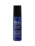 HeLi Be Kind, Unwind roll-on perfume bottle with blue label and black cap