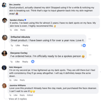 Vitamin C clay mask customer reviews list with star ratings