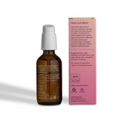 CBD sex oil bottle and box back panel with usage details, 400 mg