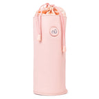 Pink UV sanitizing sac with drawstring pouch and hanging loop, small ni logo patch