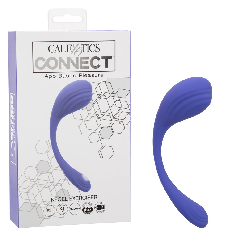 Periwinkle kegel exerciser device shown with retail box