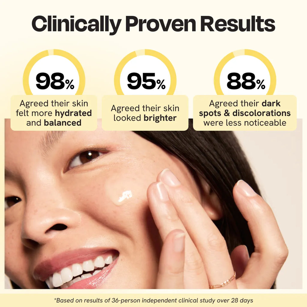 Superactive Serum serum on hand applying to woman's cheek, glossy skin