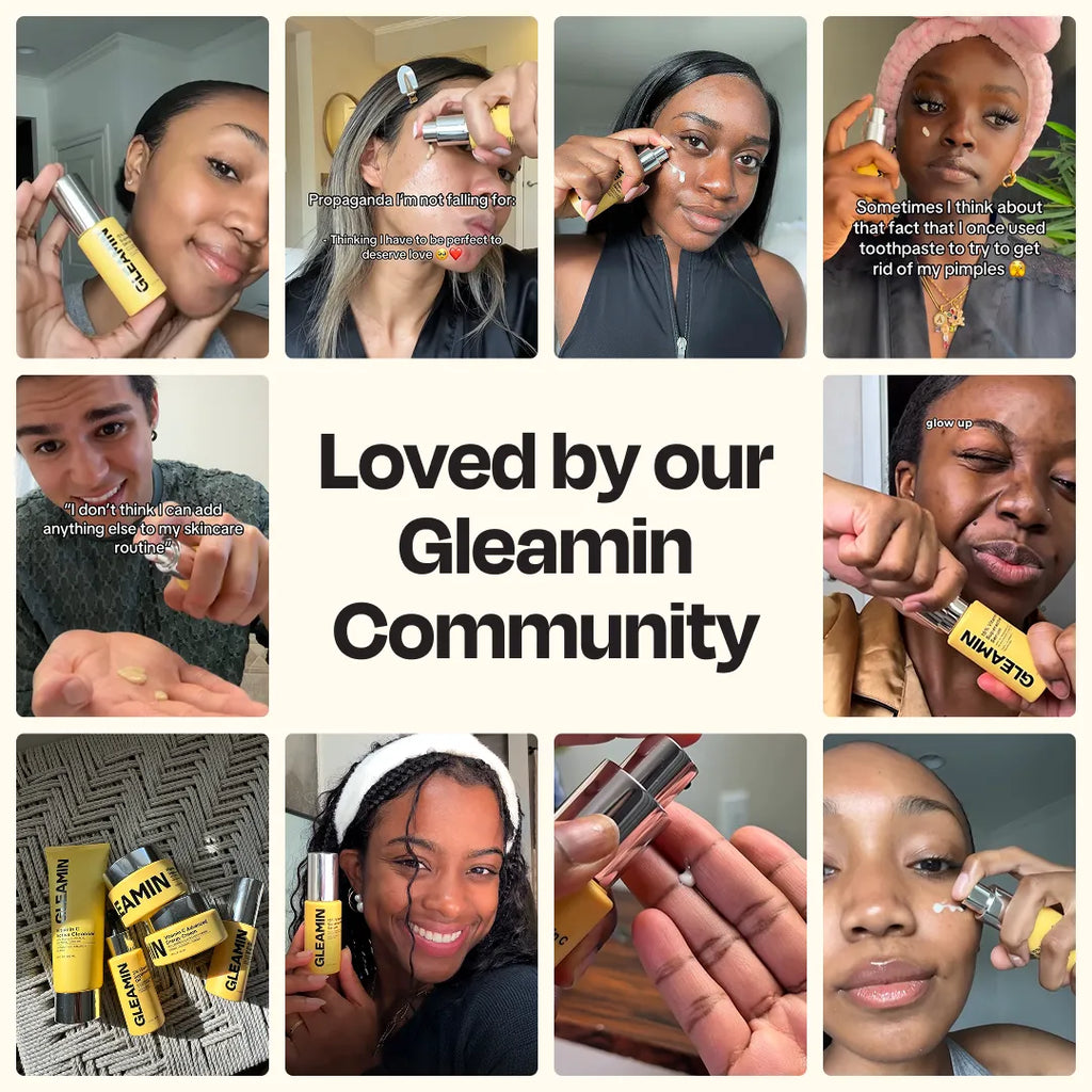 Superactive Serum community collage showing people applying the serum