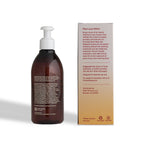 FORIA Vibrance body wash pump bottle and carton, back labels visible