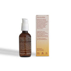 Vulva moisturizer bottle back label beside product box with usage notes