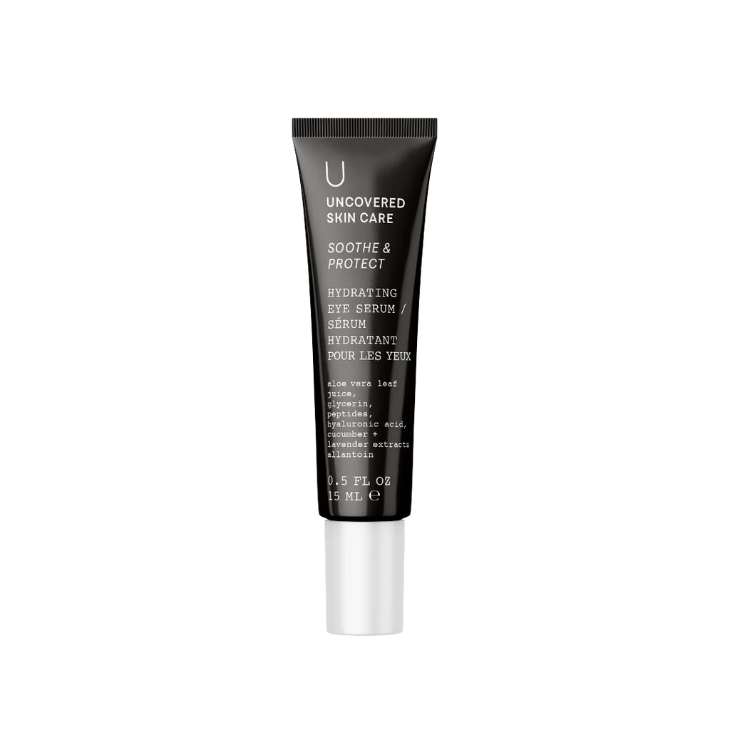 Hydrating eye serum tube, dark gray, Soothe & Protect variant