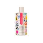 Skinny Dip shower gel & bubble bath bottle with bright abstract doodle print