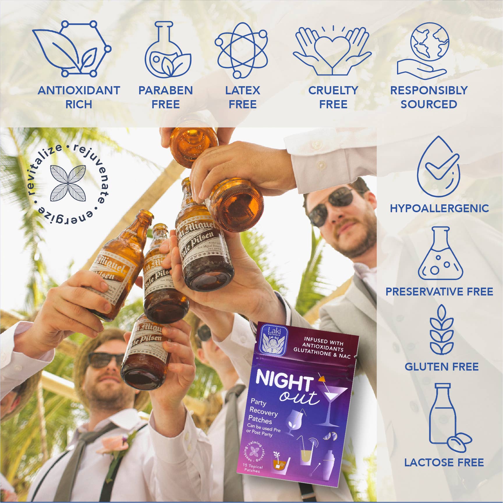 Night Out Patch for Hangover Help