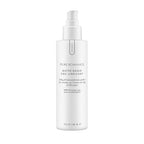 Water-based lubricant bottle with pump, clear label and white cap