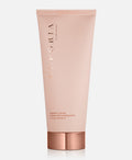 Firming cream tube, light pink with copper pump cap