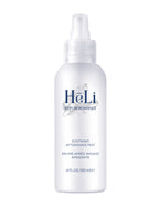 Soothing aftershave mist bottle with clear sprayer, white bottle, HeLi