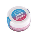 Nipple Nibblers balm tub, Sour Spun Sugar sour flavor lid