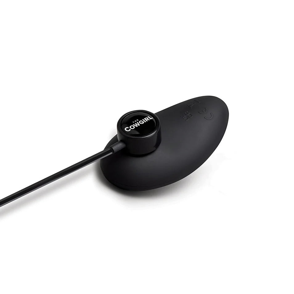 Cowgirl saddle machine controller base with corded handle
