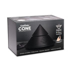Cowgirl Cone product box showing cone massager and app store icon badges