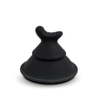 Black silicone cone on a wide base with molded grip details