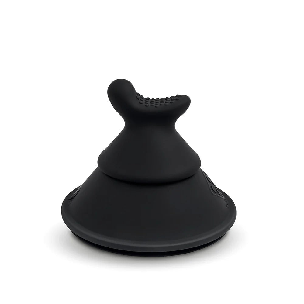 Black silicone cone on a wide base with molded grip details