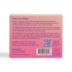 CBD melt box back panel with ingredients, QR code, and barcode