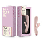 Elora vibrating massager retail box showing the light pink device